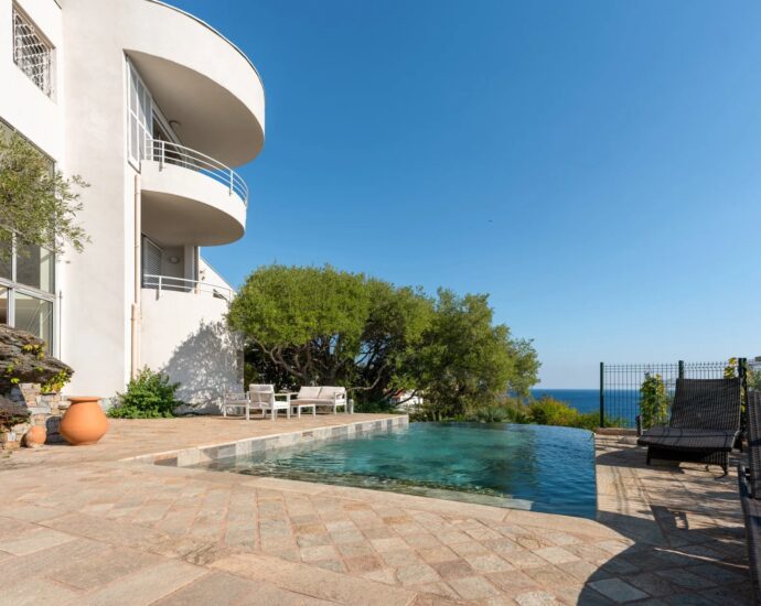 Cap Corse, San-Martino-di-Lota, Villa vue mer panoramique, 3 chambres, studio indépendant, proche plage