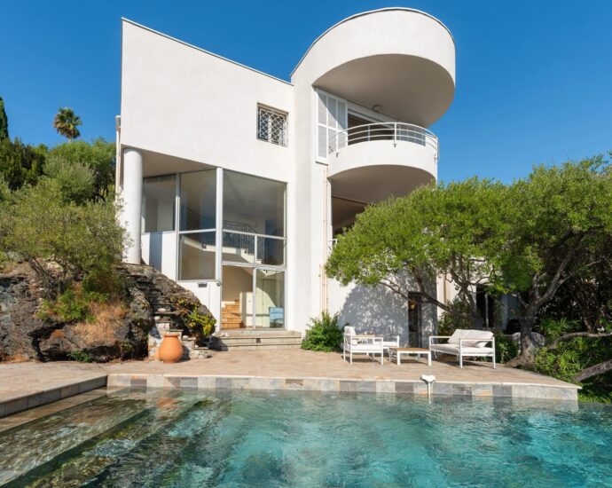 Cap Corse, San-Martino-di-Lota, Villa vue mer panoramique, 3 chambres, studio indépendant, proche plage